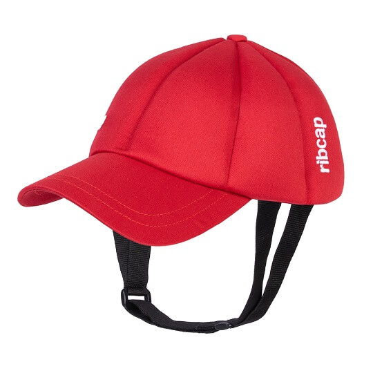 Ribcap BASEBALL Cap (Chin Strap), Red, vel. S – M